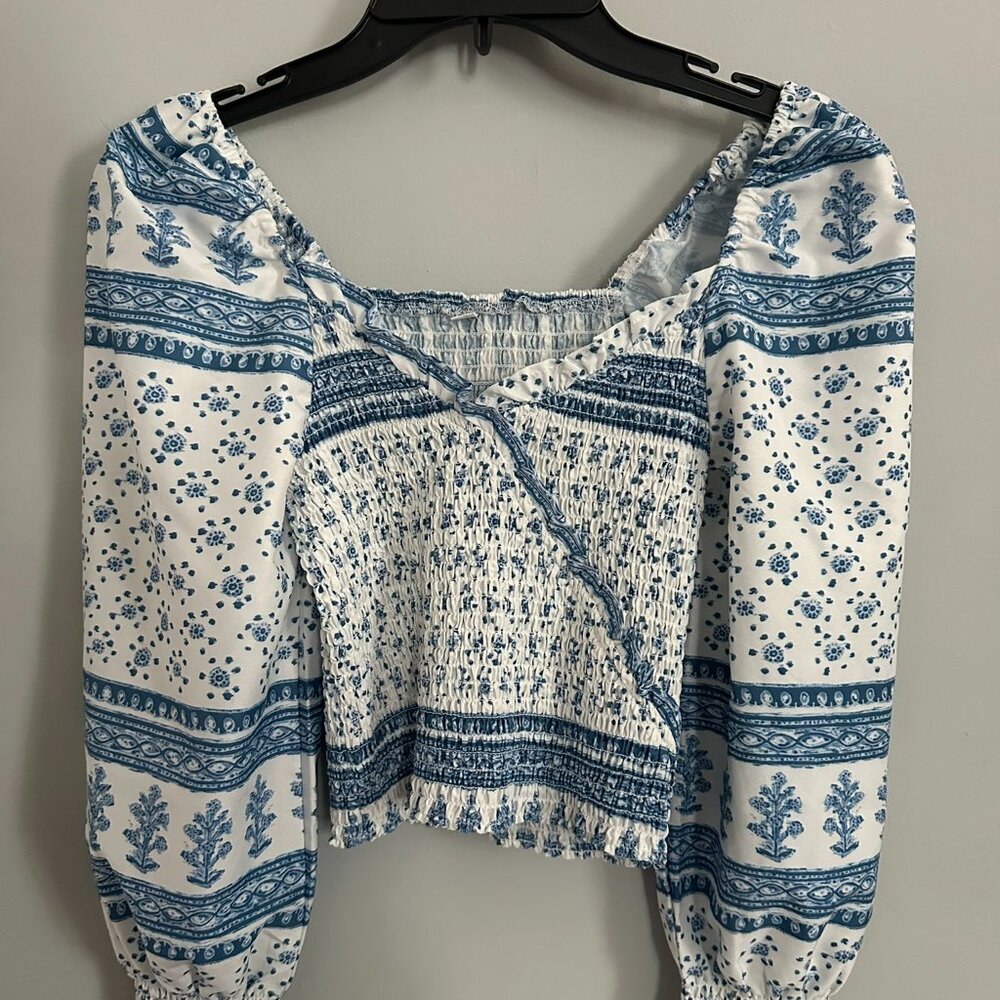 SHEIN Ditsy Floral Blouse Size XS